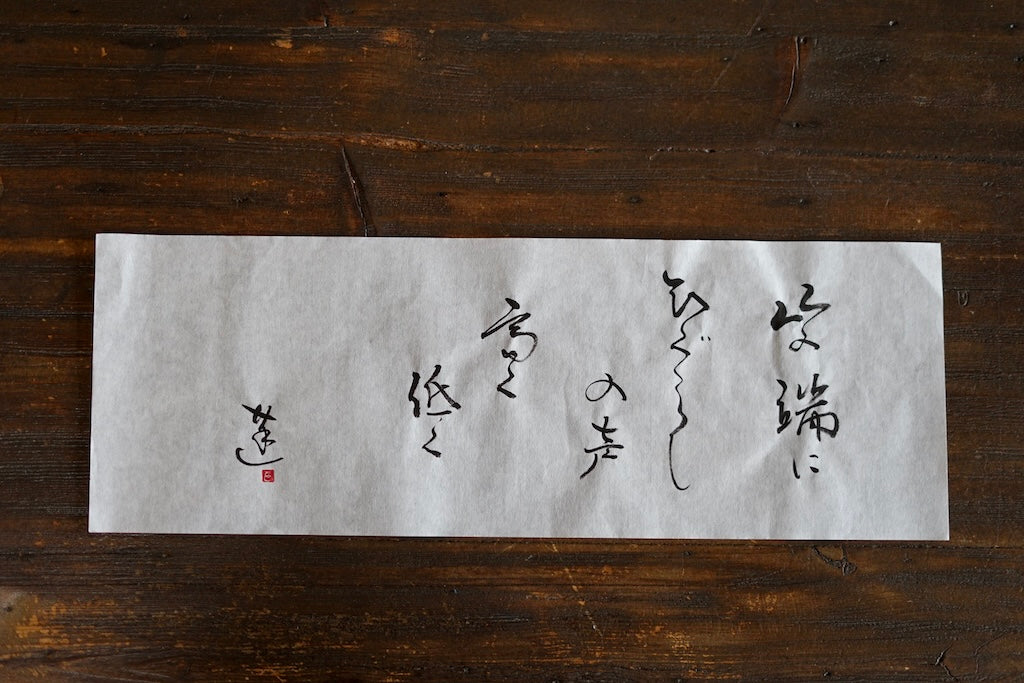 "Mountain Horizon" Tea Ceremony Bowl #REN28