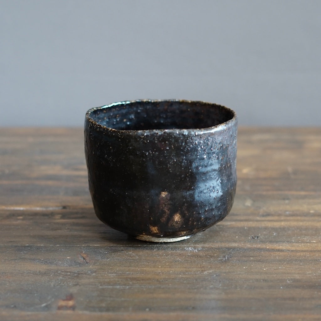 HIKIDASHI-GURO Tea Ceremony Bowl #FQ692C