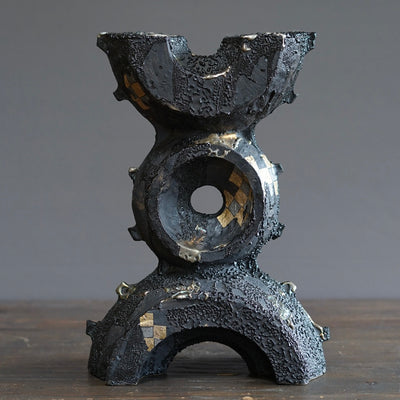 Black Supernova Flower Vase #HT511