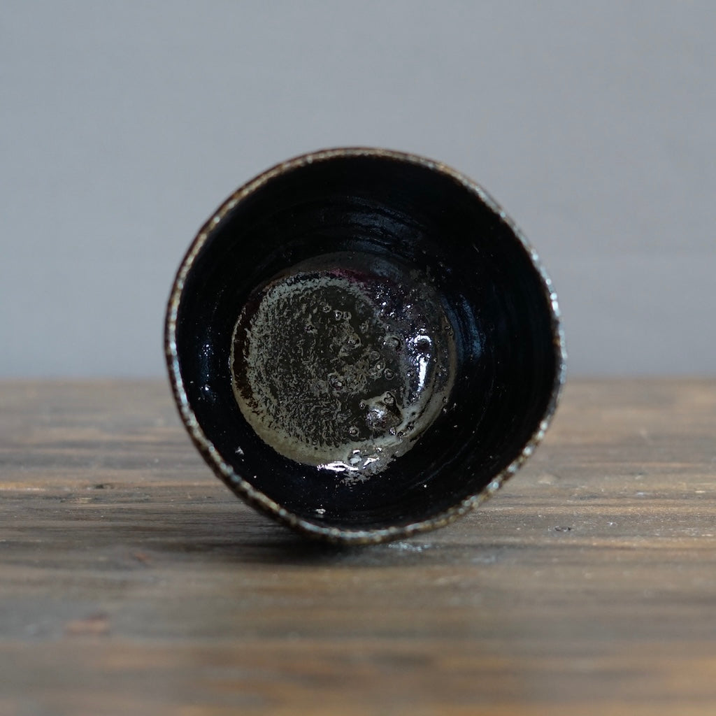 HIKIDASHI-GURO Tea Ceremony Bowl #FQ692C