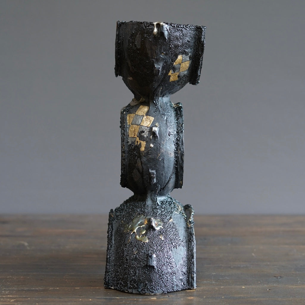 Black Supernova Flower Vase #HT511