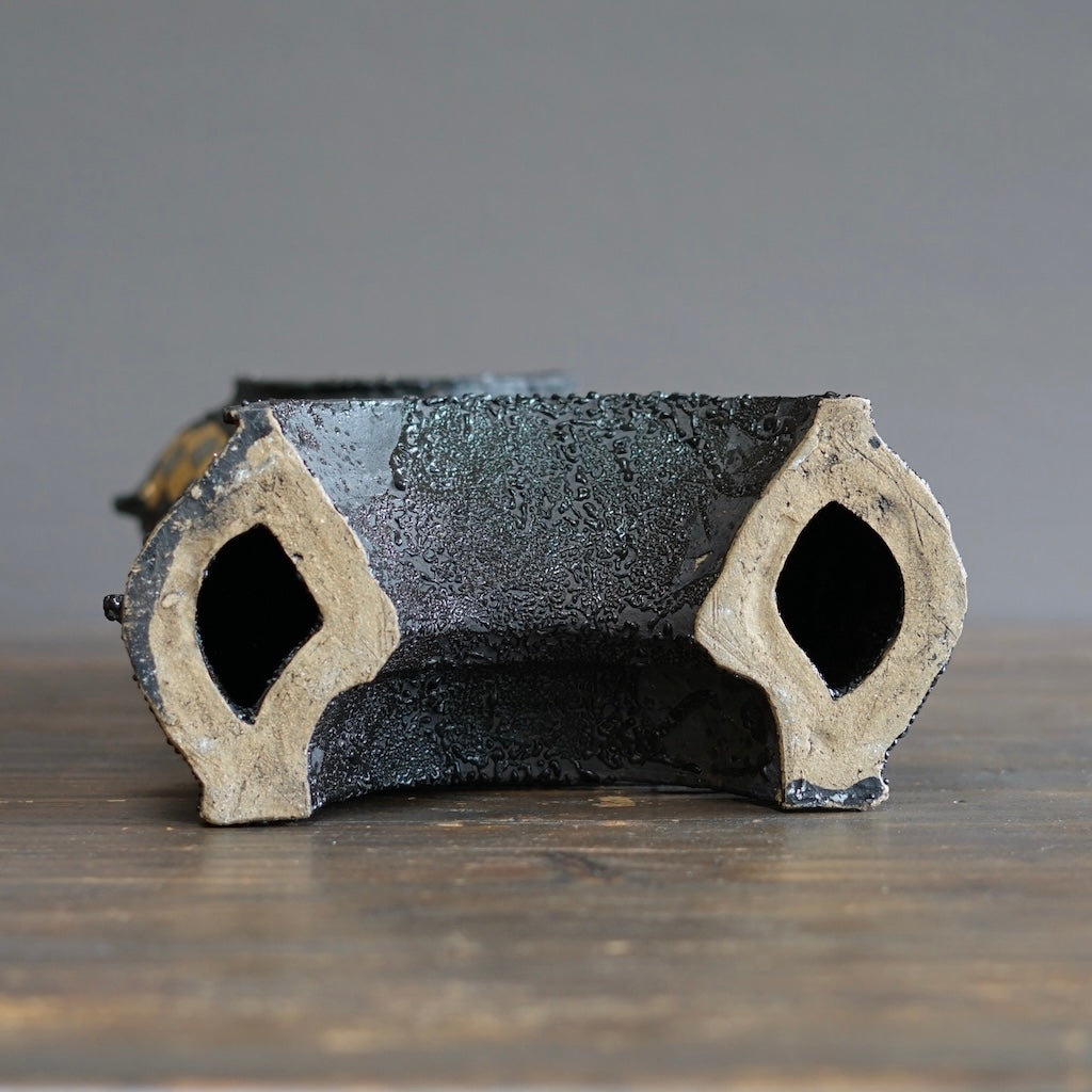 Black Supernova Flower Vase #HT511