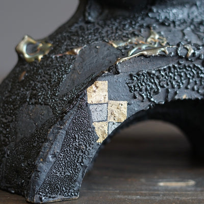 Black Supernova Flower Vase #HT511