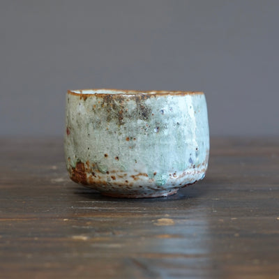 Wood Fired Tea Bowl #FQ741B