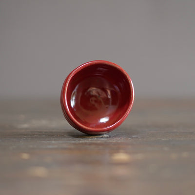 Red GUINOMI Sake Cup #SY977