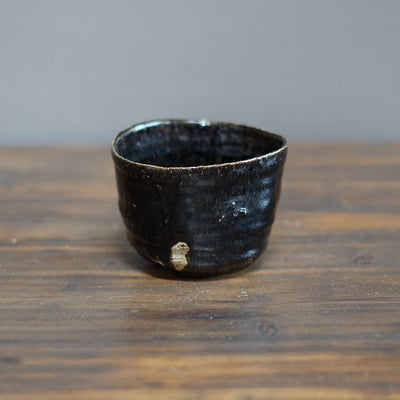 HIKIDASHI-GURO Tea Ceremony Bowl #FQ692A