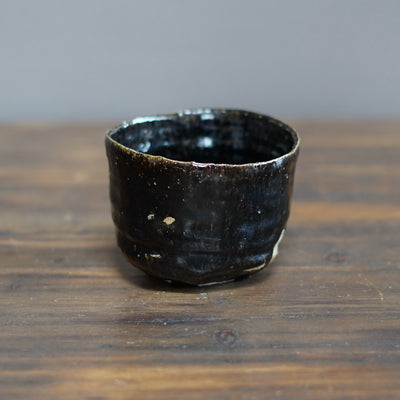 HIKIDASHI-GURO Tea Ceremony Bowl #FQ692A