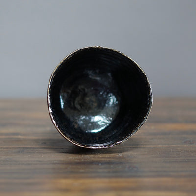 HIKIDASHI-GURO Tea Ceremony Bowl #FQ692A
