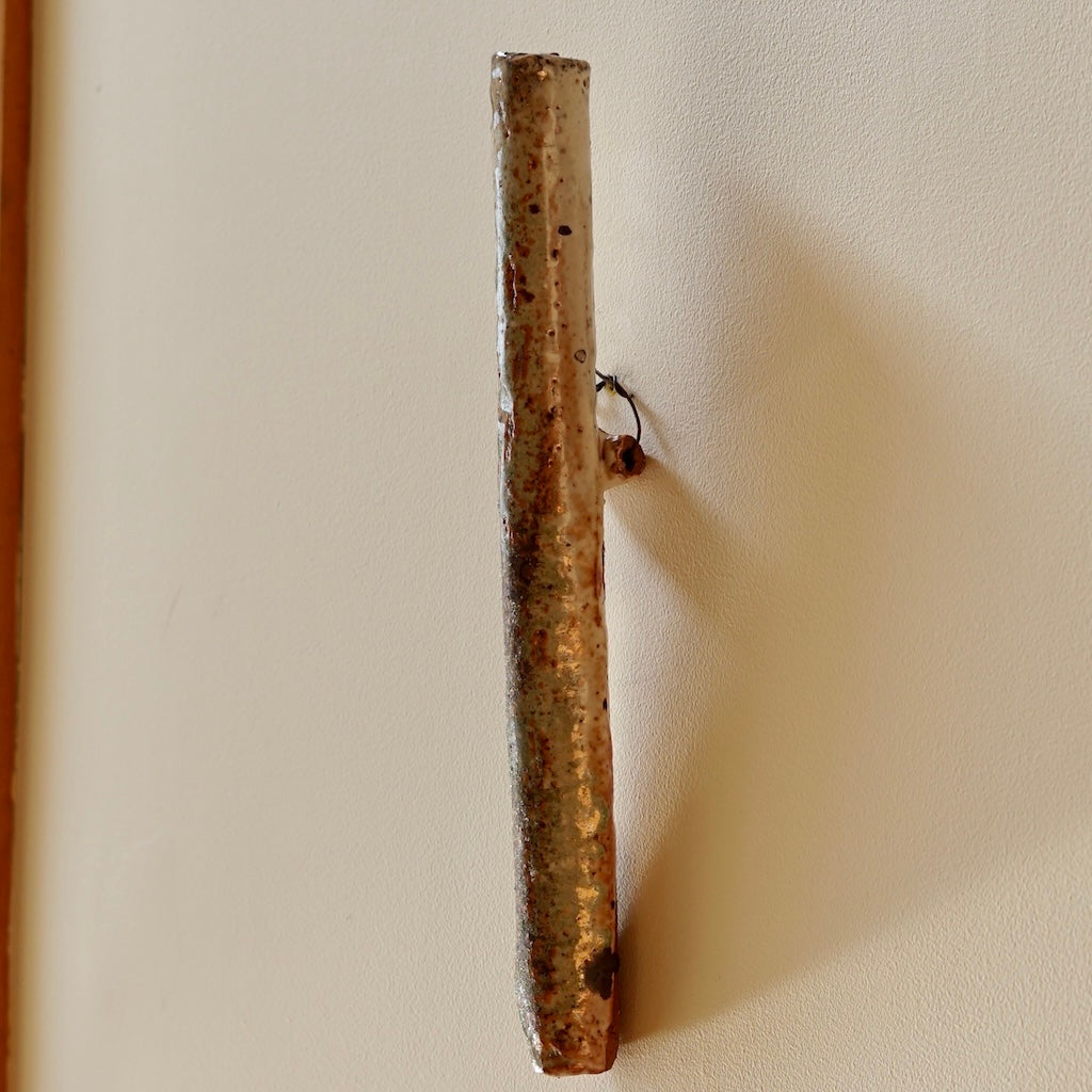 Large Wood Fired Hanging Flower Vase #FQ744B
