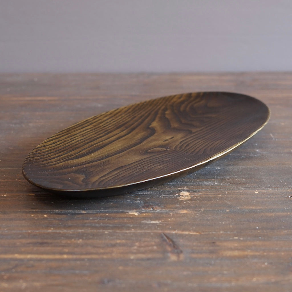 Hand Carved Oval Serving Platter #YT49