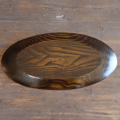 Hand Carved Oval Serving Platter #YT49