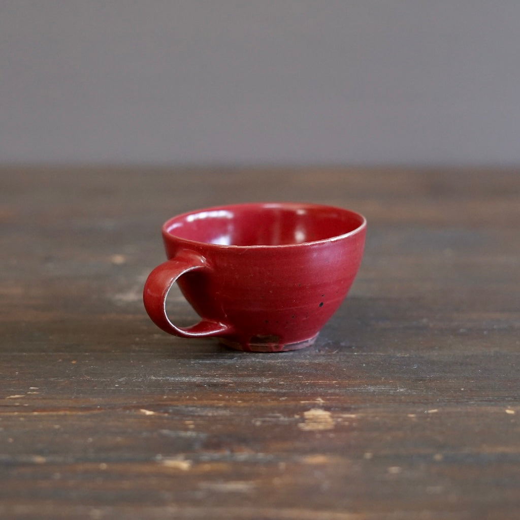 Wood Fired Red Mug #SY103