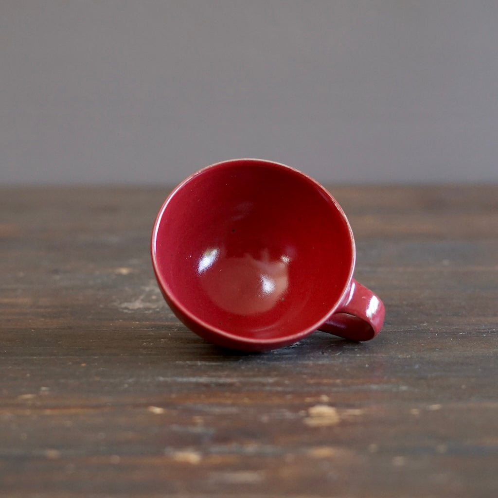 Wood Fired Red Mug #SY103