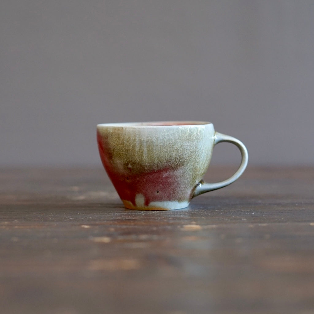 Wood Fired Red Mug #SY104