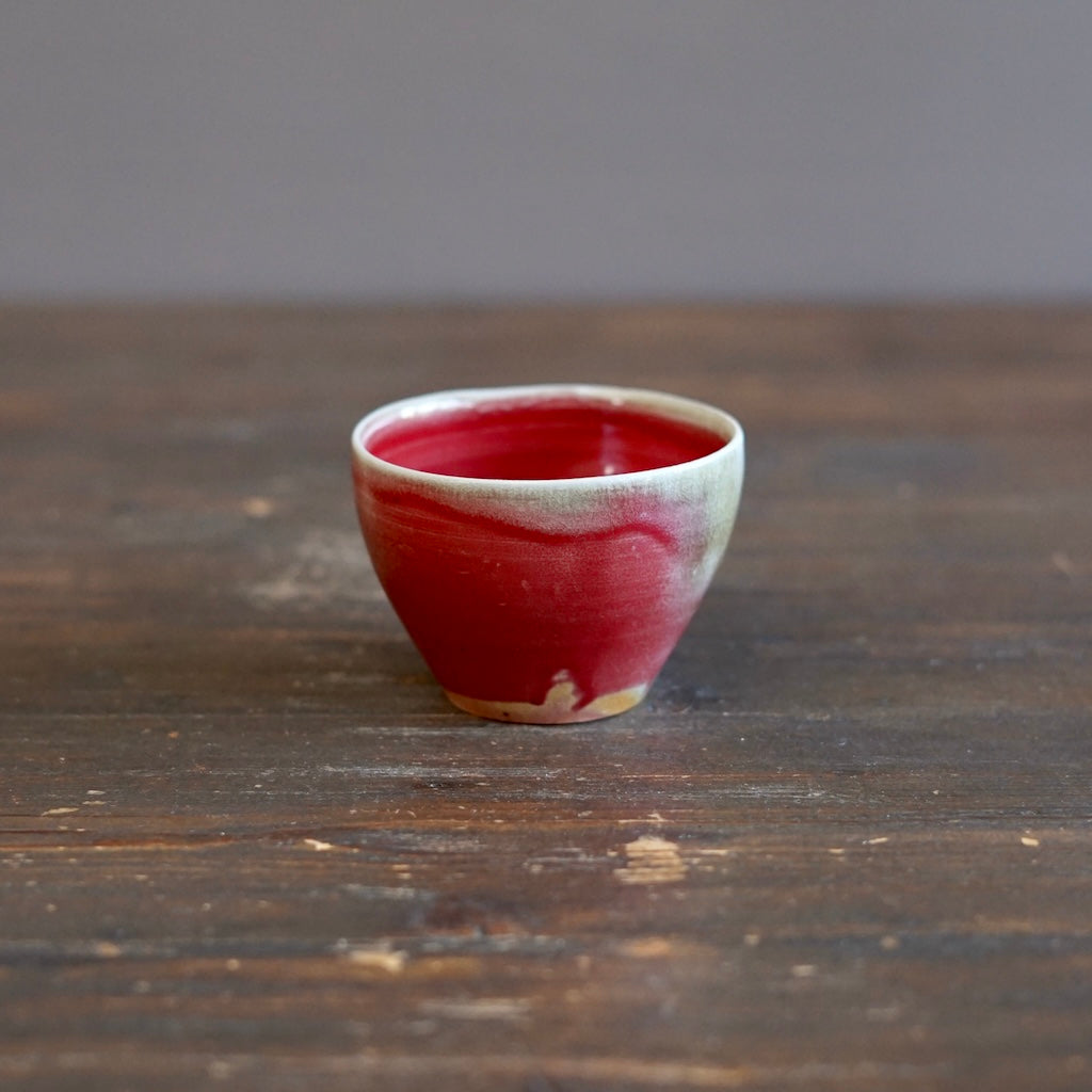 Wood Fired Red Mug #SY104