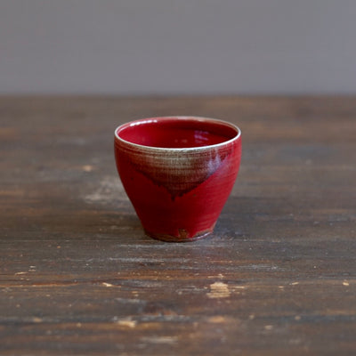 Wood Fired Red Mug #SY105
