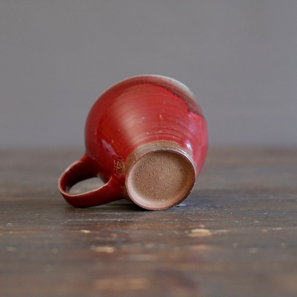 Wood Fired Red Mug #SY105