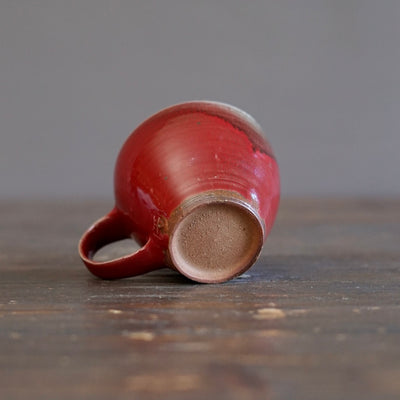 Wood Fired Red Mug #SY105
