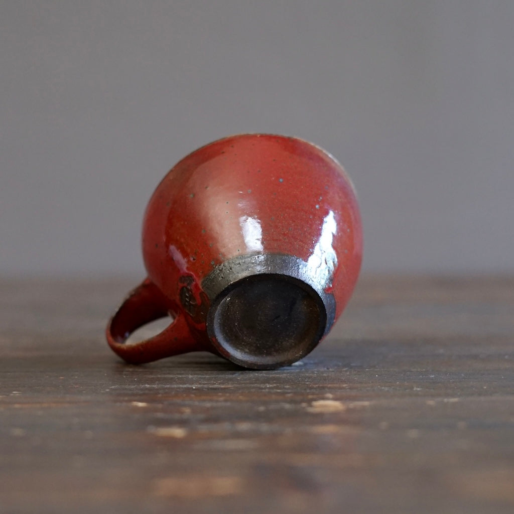 Wood Fired Red Mug #SY106
