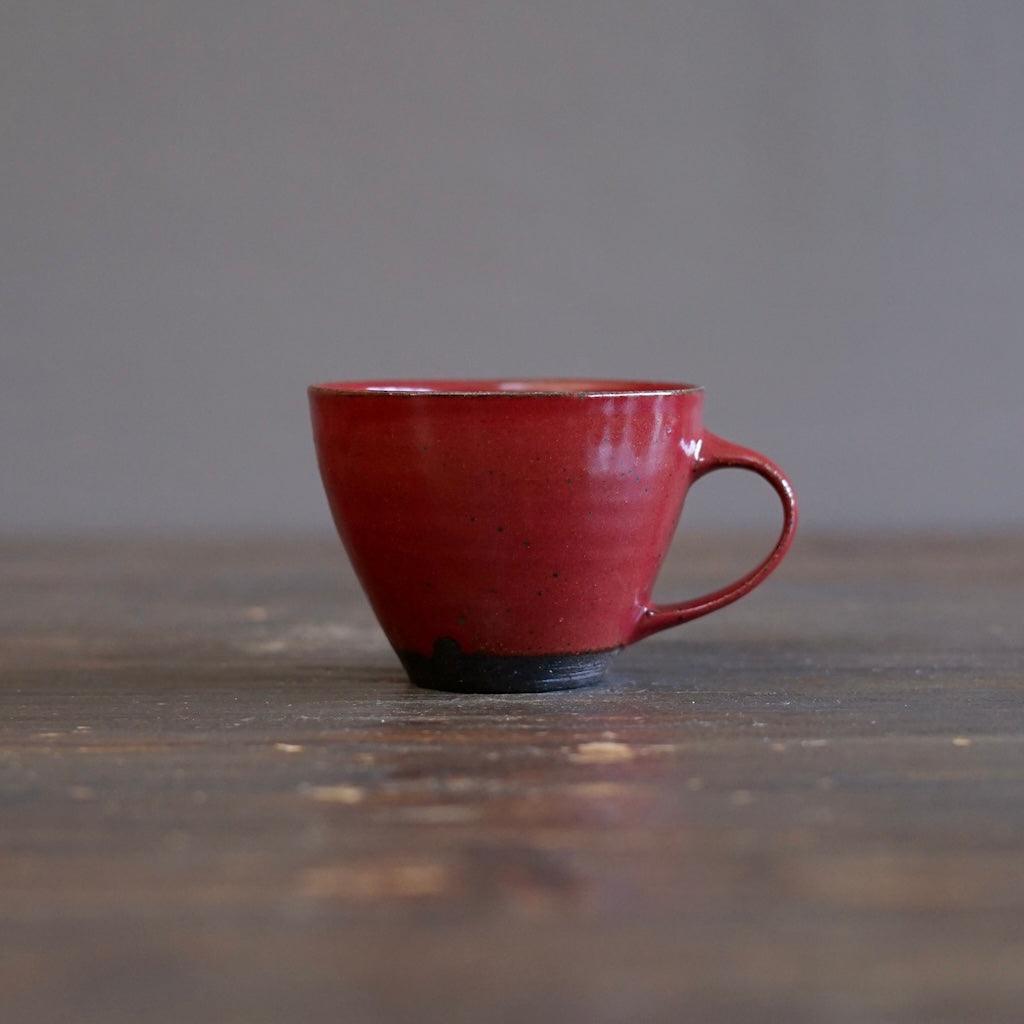 Wood Fired Red Mug #SY107