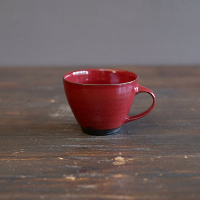 Wood Fired Red Mug #SY107