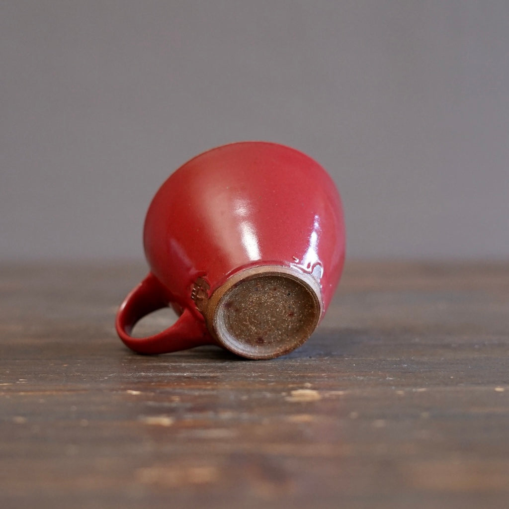 Wood Fired Red Mug #SY108