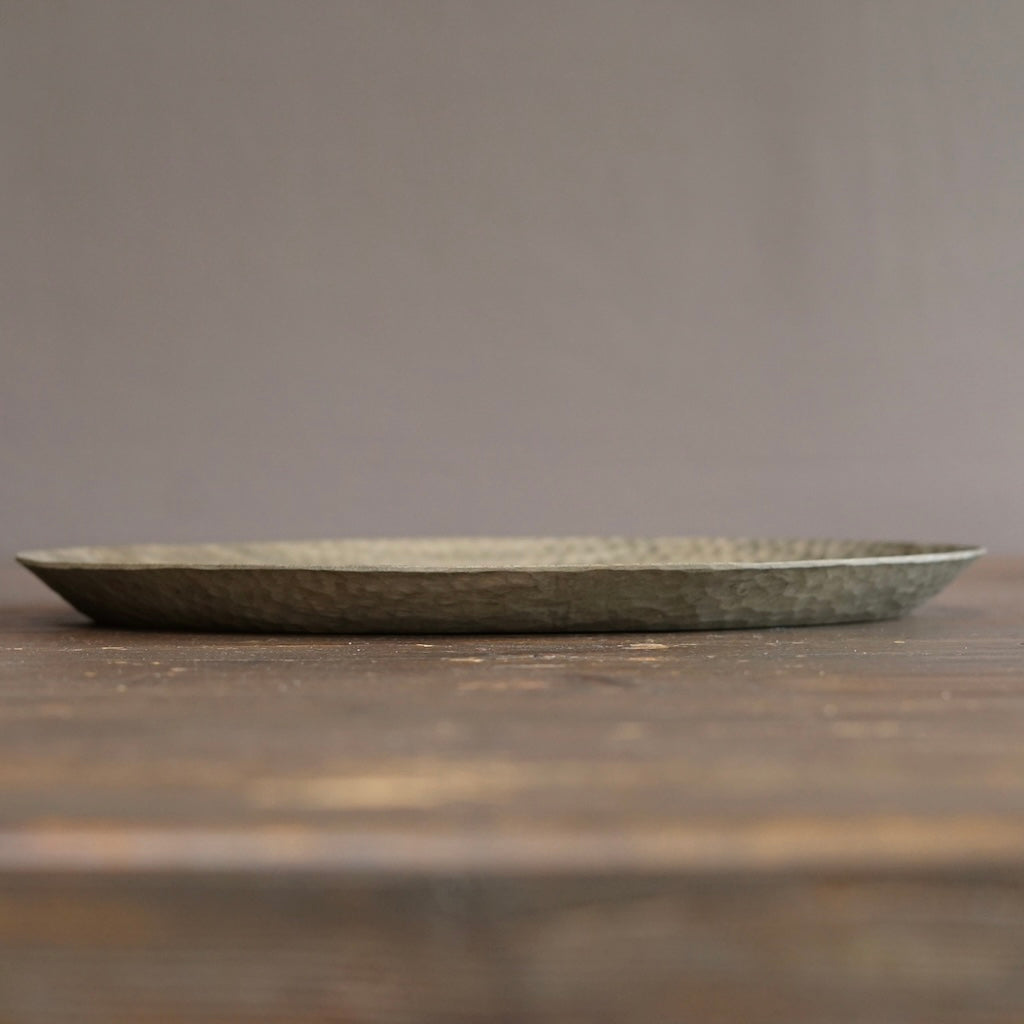 Large Iron Dye Oval Plate #YO1