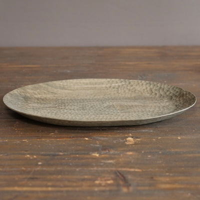 Large Iron Dye Oval Plate #YO1