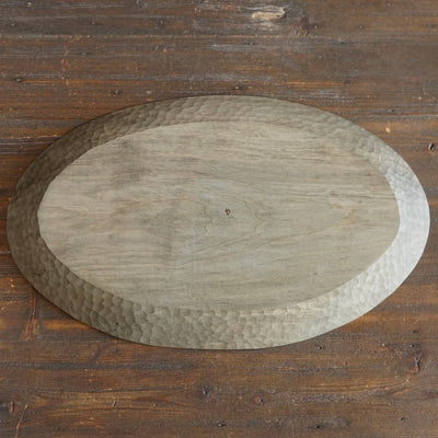 Large Iron Dye Oval Plate #YO1