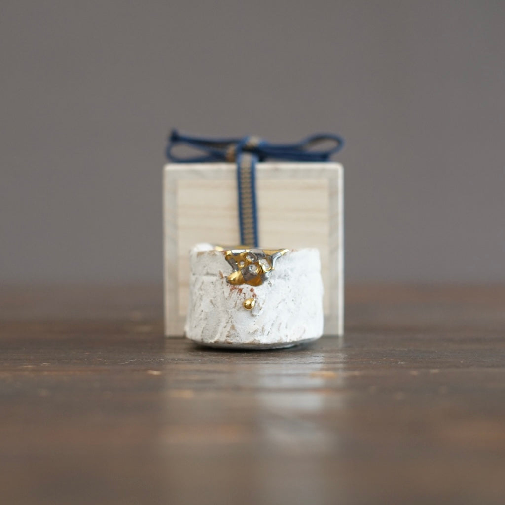 Gilded Clouds GUINOMI Sake Cup #HT527