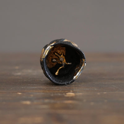 Gilded Coal GUINOMI Sake Cup #HT528