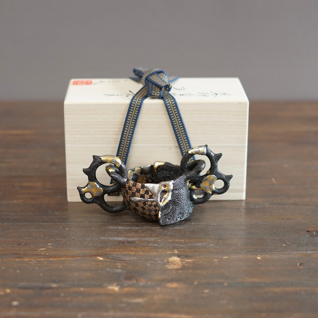 Gilded Antlers GUINOMI Sake Cup #HT531