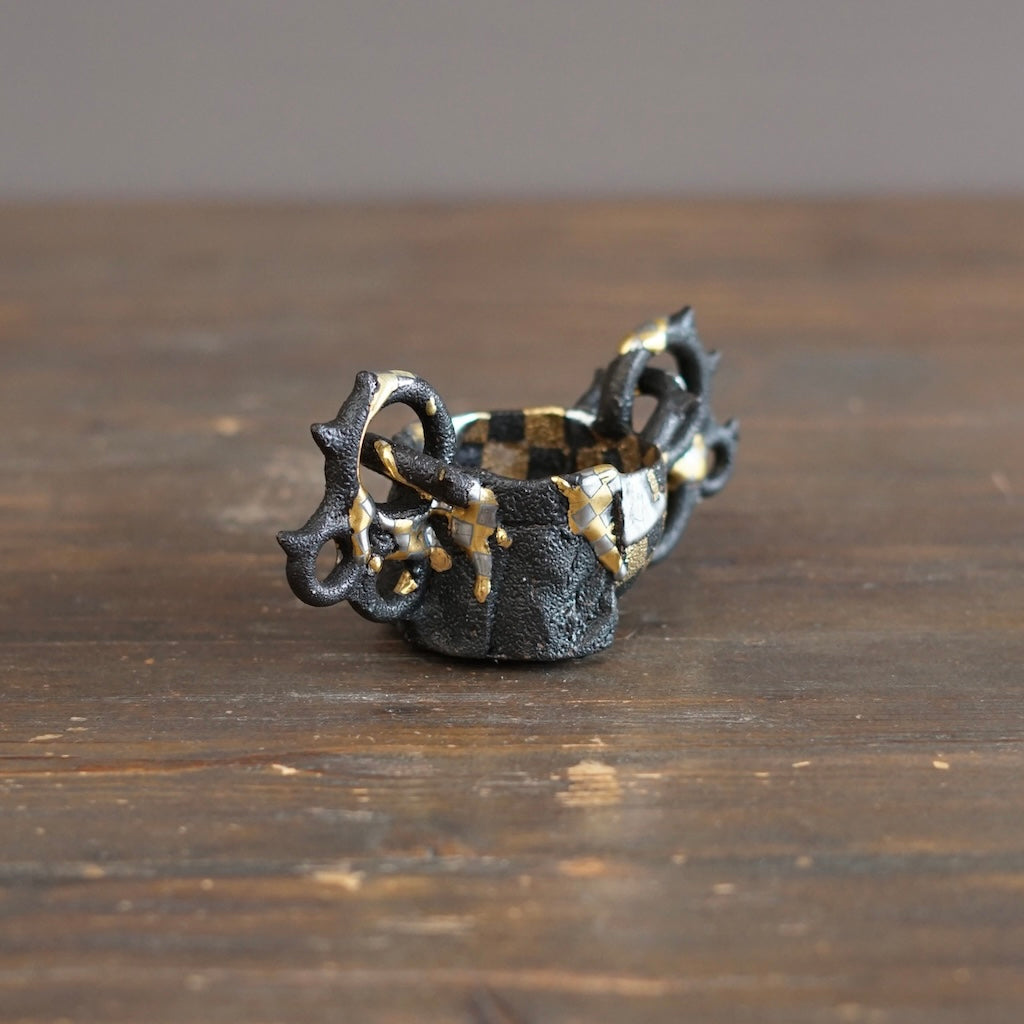 Gilded Antlers GUINOMI Sake Cup #HT531