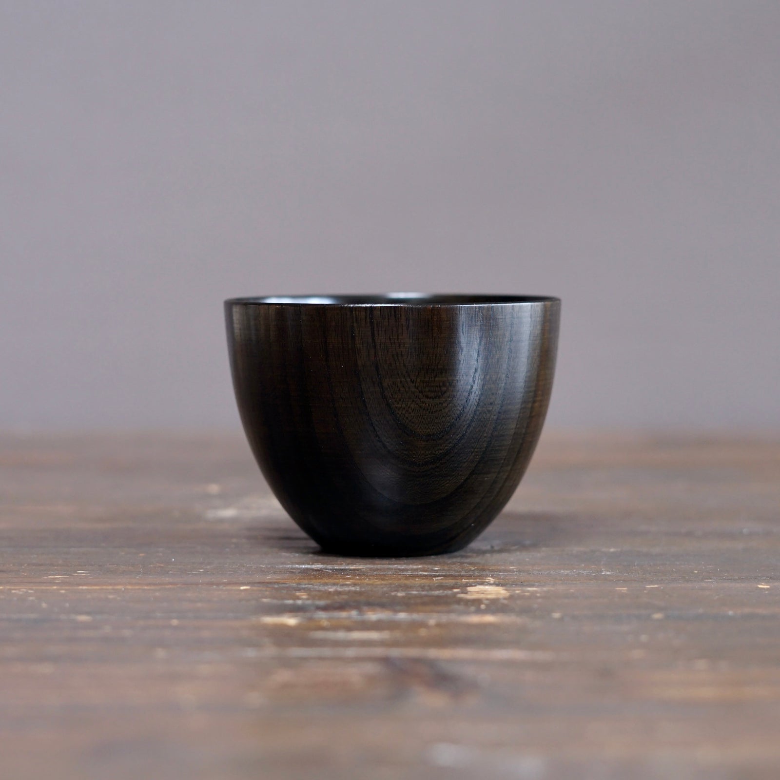 Black Japanese Zelkova Lacquer Bowl #F3.7
