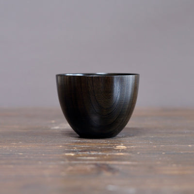 Black Japanese Zelkova Lacquer Bowl #F3.7