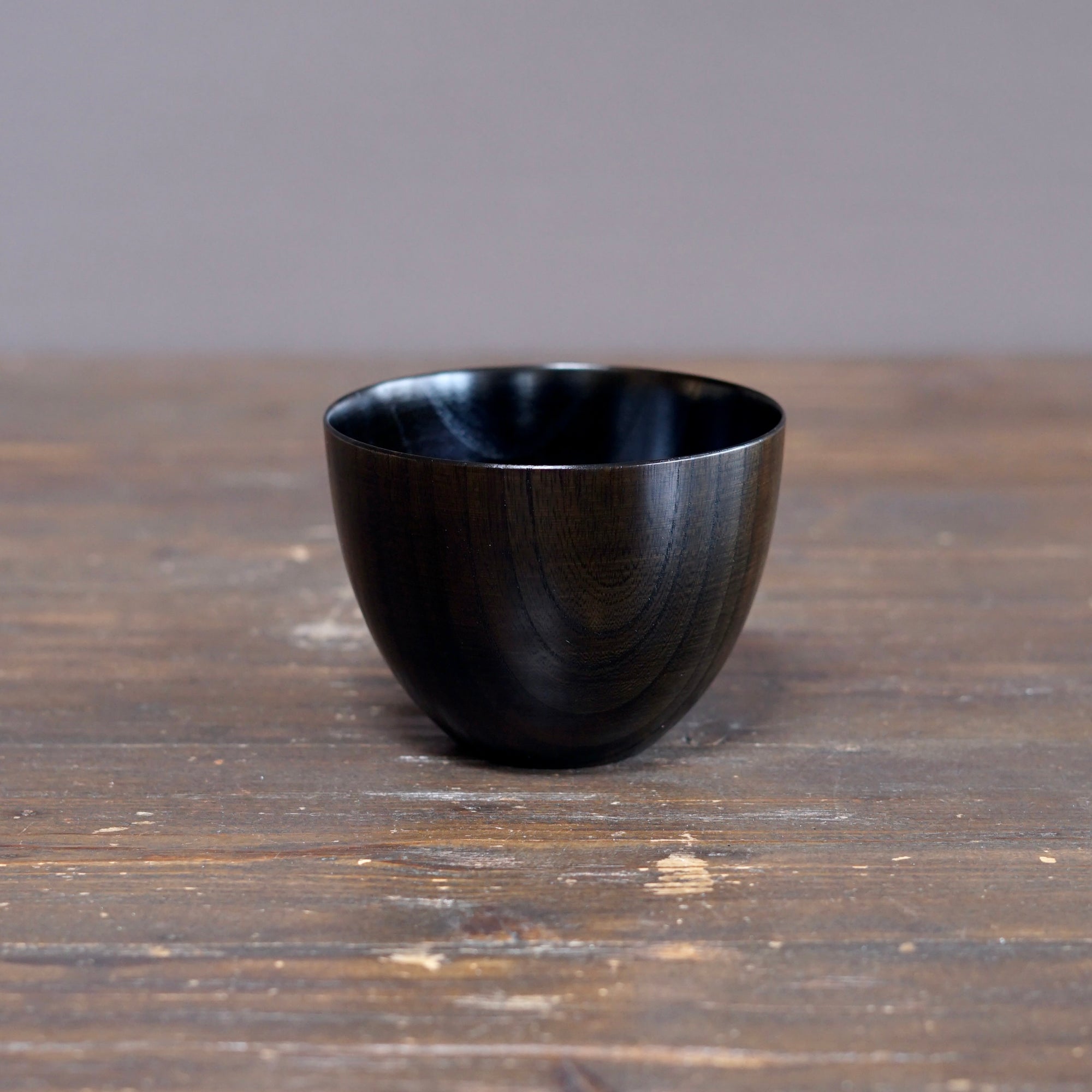 Black Japanese Zelkova Lacquer Bowl #F3.7