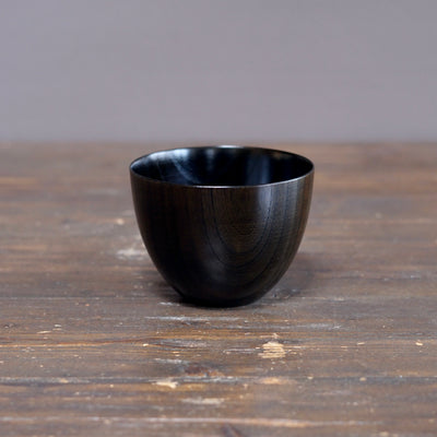 Black Japanese Zelkova Lacquer Bowl #F3.7