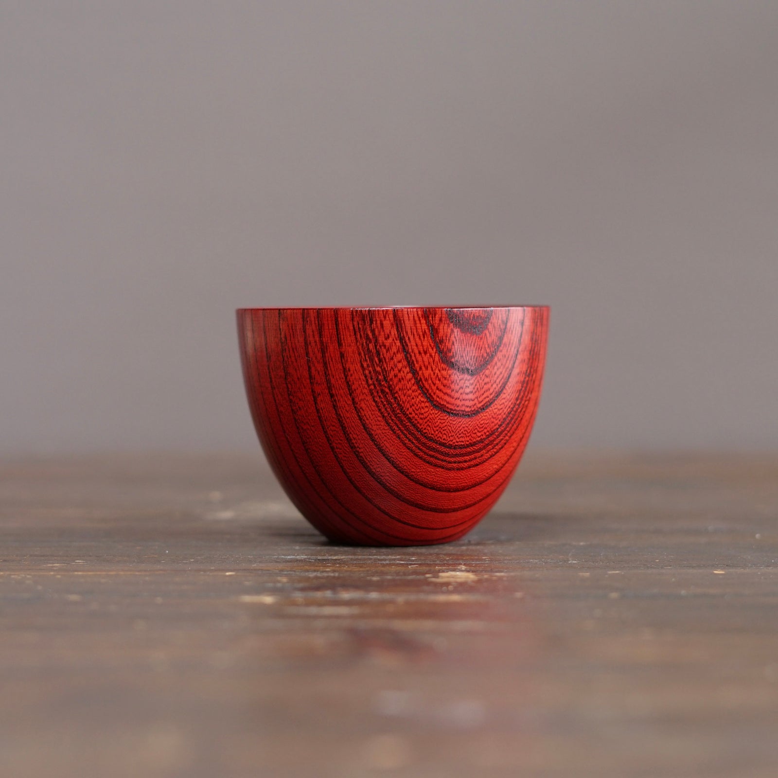 Red Japanese Zelkova Lacquer Bowl #F3.7