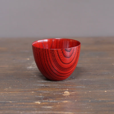 Red Japanese Zelkova Lacquer Bowl #F3.7