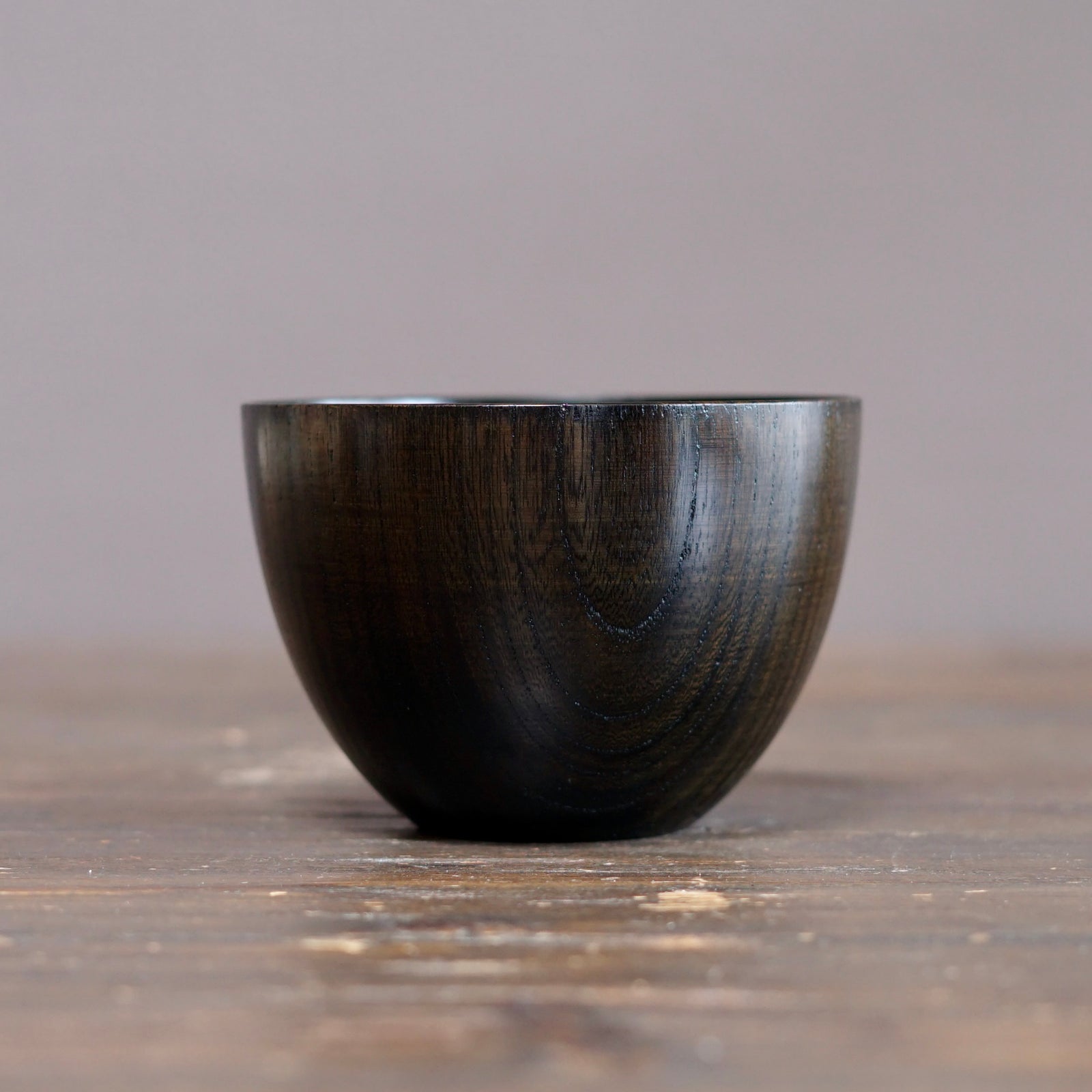 Black Japanese Zelkova Lacquer Bowl #F4.0