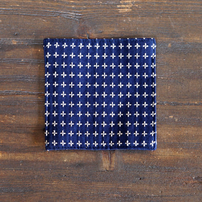 JUJISASHIKO Kon Blue Cotton Coaster