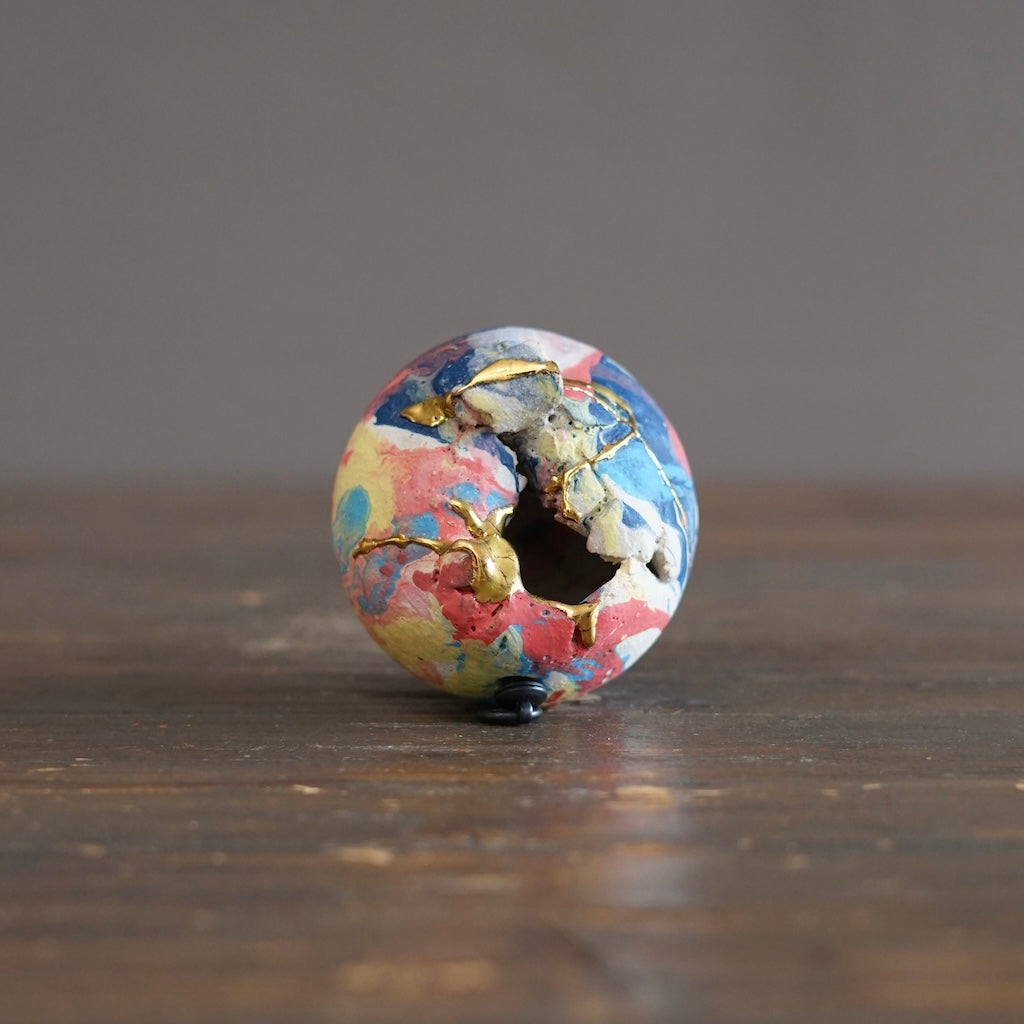 Gilded Rainbow Hanging Bud Vase #HT538