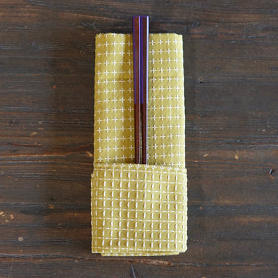JUJISASHIKO Karashi Yellow Dinner Napkin