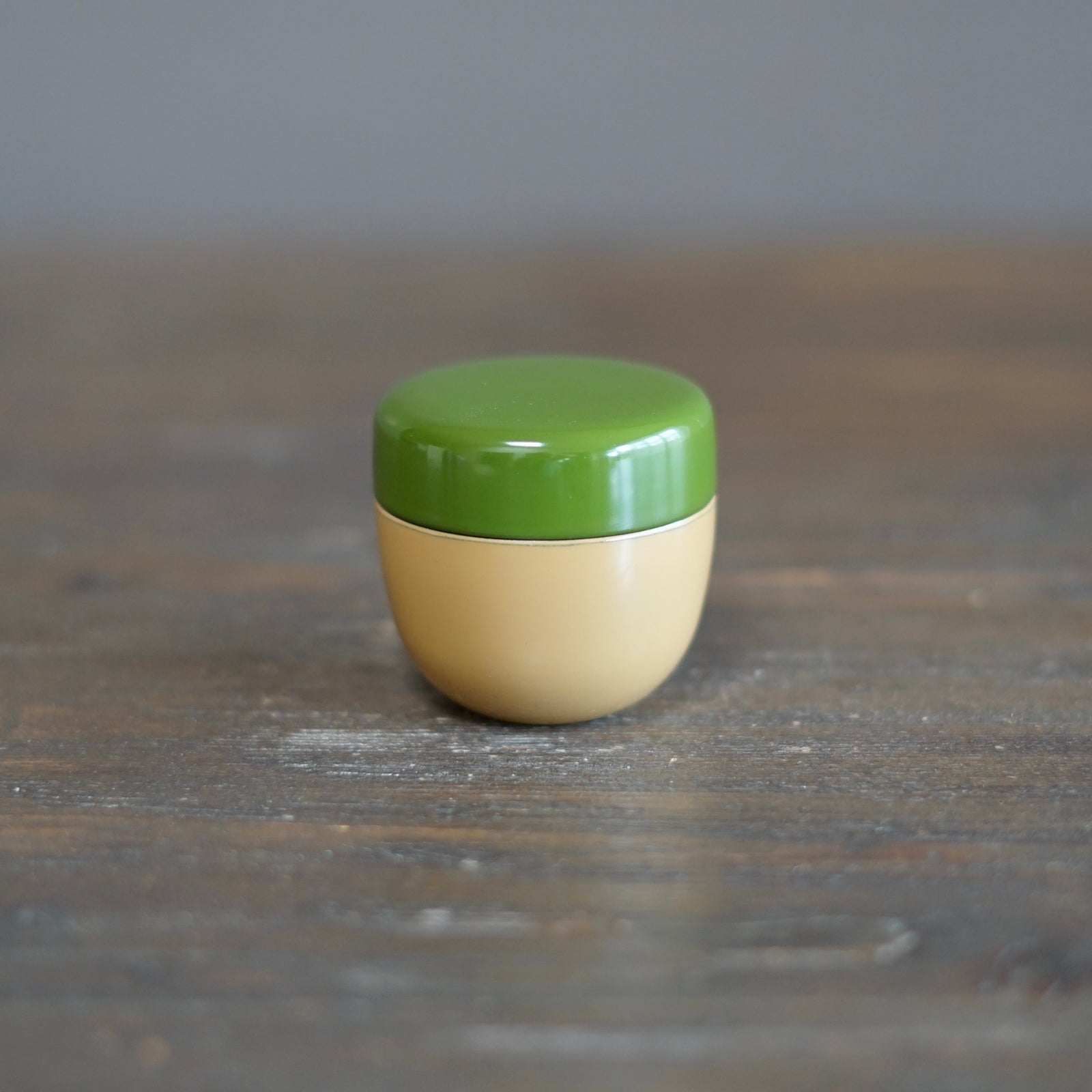 Small Green NATSUME Matcha Container #KU38A