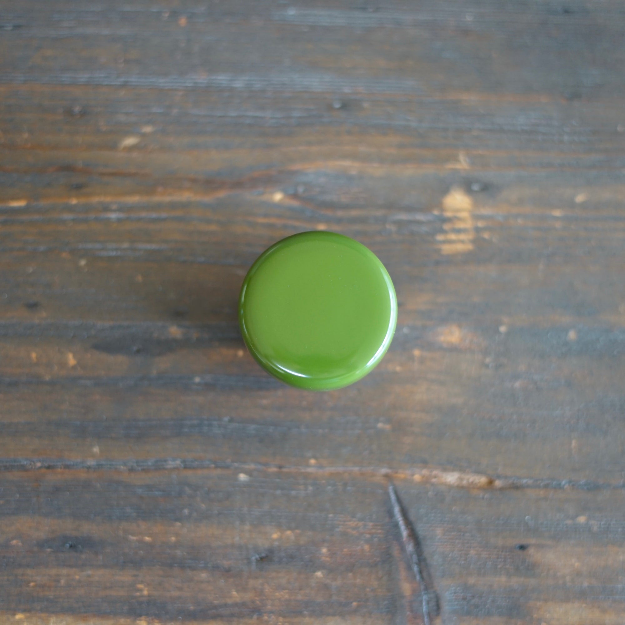 Small Green NATSUME Matcha Container #KU38A