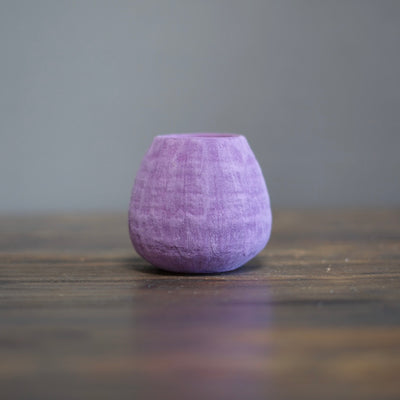 Lavender / Orange Mini Dino Vase #JT380E