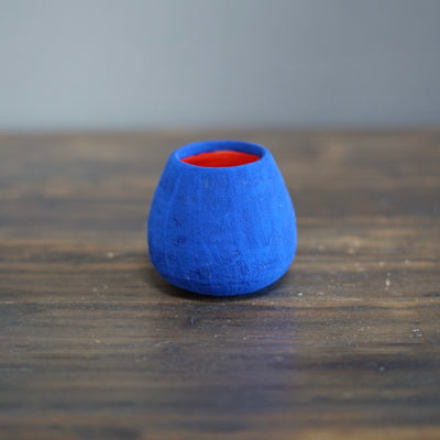 Blue / Red Mini Dino Vase #JT383C