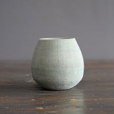 Pistachio / Orange Small Dino Vase #JT442E
