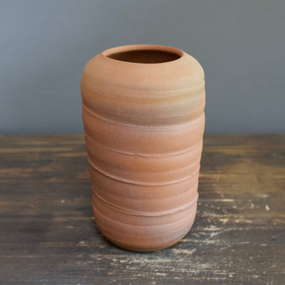Vermont Brick Clay Tall Flower Vase #MW92