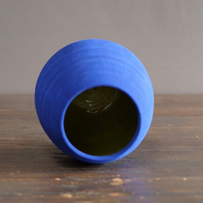 Blue / Olive Green Dino Vase #JT440D